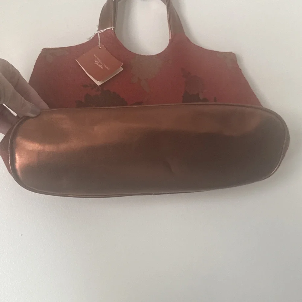 Victoria's‎ Secret Velvet Floral Purse Corduroy Unique NWT